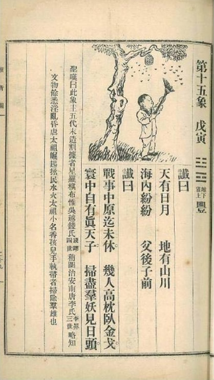 第16张：推背图第十五象 戊寅 离下震上 丰，民国时期流行的“金圣叹批注本”《推背图》